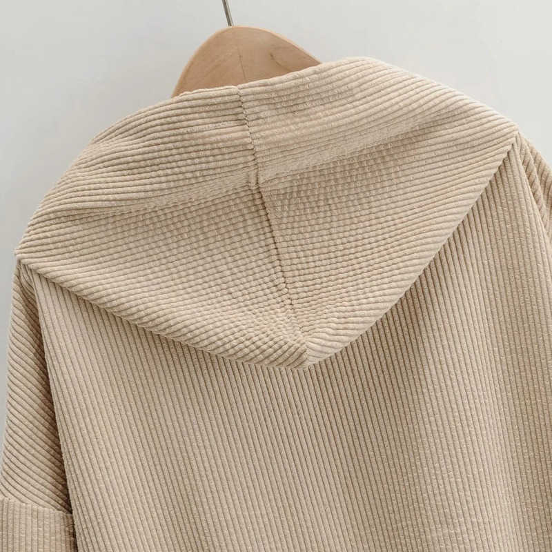 DEAT Spring Arrivals Long Sleeve Hooded Velvet Sweatshirt Pullovers Elastic Pants Two Piece Set Women Tracksuits ML693 210709