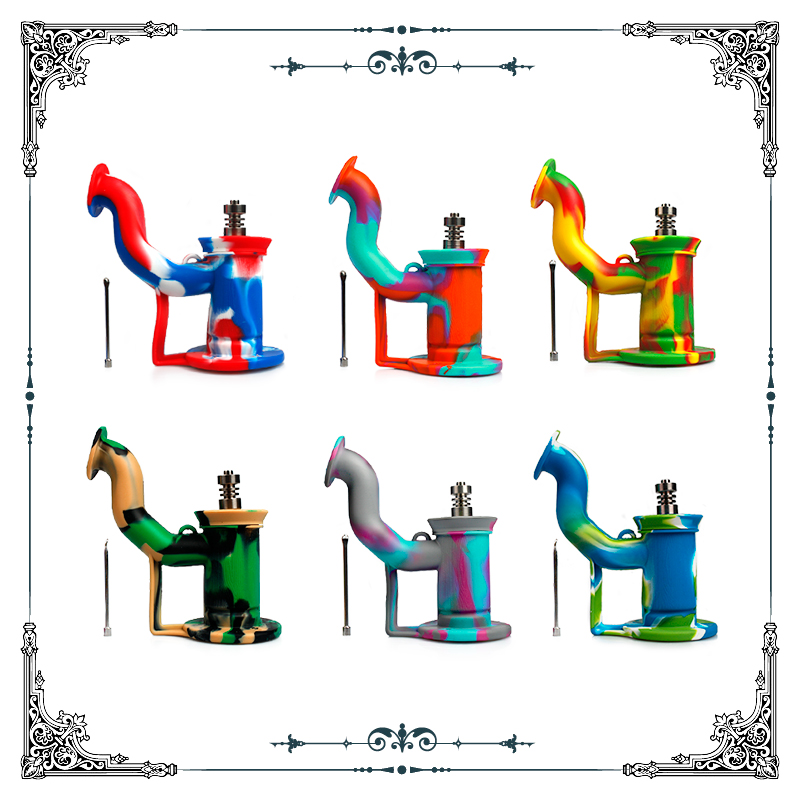Colorful Silicone water pipes smoking bong Beaker Bong Dab Rigs Water Pipe Bong Unbreakable Oil Rig with titanium dab rigs 6.2 inches
Colorful Silicone water pipes smoking bong Beaker Bong Dab Rigs Water Pipe Bong Unbreakable Oil Rig with titanium dab rigs 6.2 inches