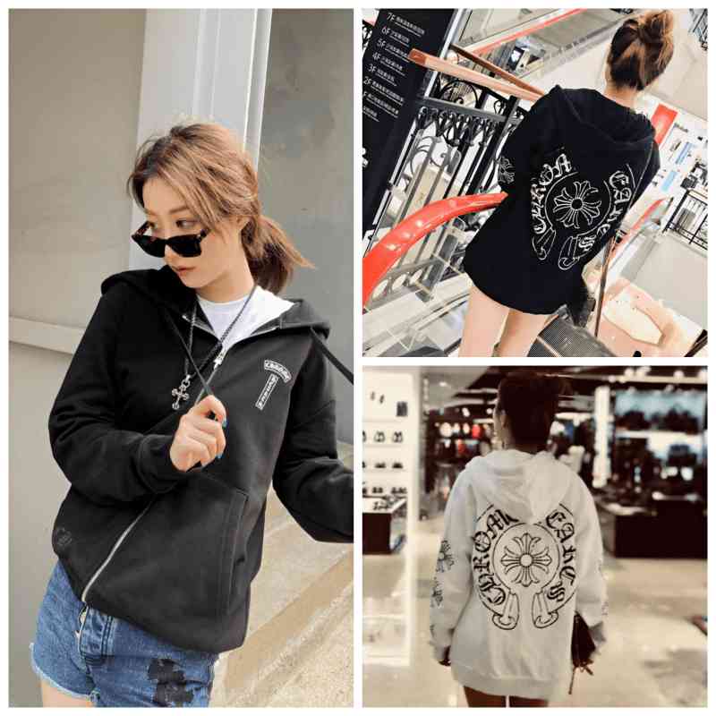 Croxin 21 autumn winter double embroidered printed T-shaped loose hooded zipper Unisex sweater coat xwl, Black
Croxin 21 autumn winter double embroidered printed T-shaped loose hooded zipper Unisex sweater coat xwl, Black