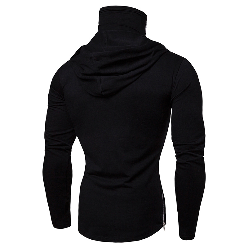 Long Sleeve Fitness Hoodies Men Autumn Thin Sweatshirt Male Sporting Slim Fit Streetwear Solid Pullover street Hoodie White 201020