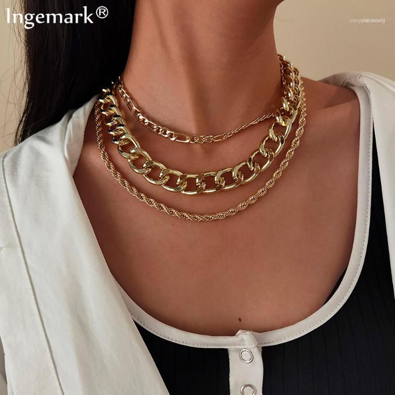 Punk Layered Chain Necklace Neck Chains Women Vintage Exaggerated Cuban Chunky Goth Hoop Metal Necklaces 2021 Clavicle Jewelry1
Punk Layered Chain Necklace Neck Chains Women Vintage Exaggerated Cuban Chunky Goth Hoop Metal Necklaces 2021 Clavicle Jewelry1