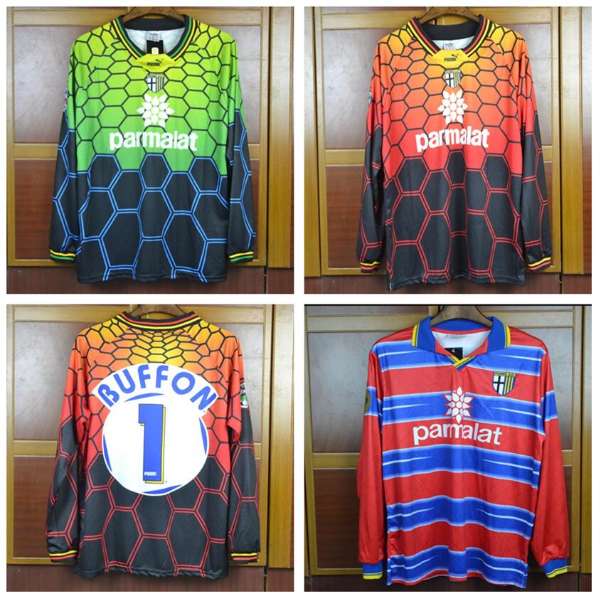 97 98 99 italy Parma Retro Soccer Jersey Goalkeeper Buffon Red green Long Sleeve 1997 1998 1999 Italia Football Shirts, 99 00 home long
97 98 99 italy Parma Retro Soccer Jersey Goalkeeper Buffon Red green Long Sleeve 1997 1998 1999 Italia Football Shirts, 99 00 home long