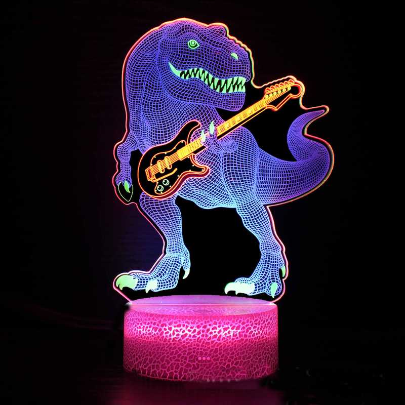 Night Lights 3D Dinosaur Light Illusion Lamp Nightlight Colorful With Remote Control Birthday Christmas Gifts Toys For Boys
Night Lights 3D Dinosaur Light Illusion Lamp Nightlight Colorful With Remote Control Birthday Christmas Gifts Toys For Boys