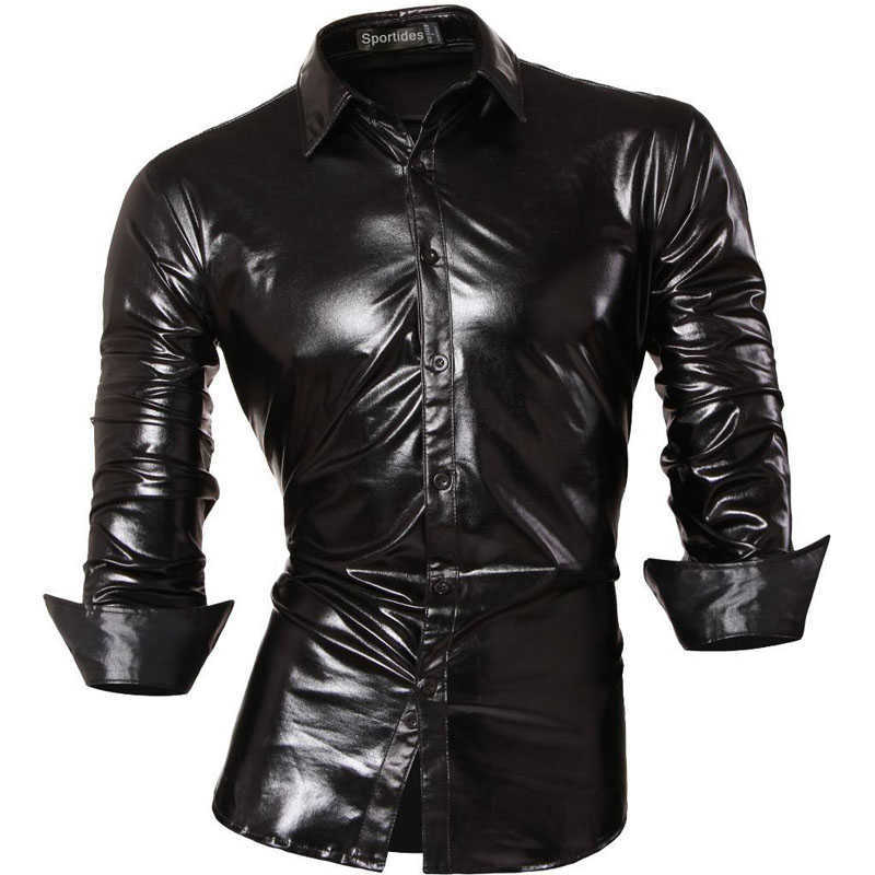 Sportrendy Men's Shirt Dress Casual Long Sleeve Slim Fit Fashion Shiny Stylish Shirts JZS002 Black 210721, Jzs002-gold
Sportrendy Men's Shirt Dress Casual Long Sleeve Slim Fit Fashion Shiny Stylish Shirts JZS002 Black 210721, Jzs002-gold