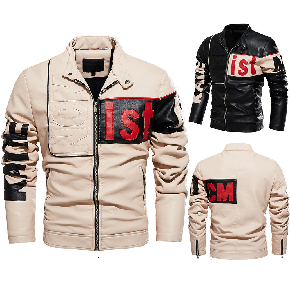 2021 New Men High-quality Faux Leather Coats Autumn Winter Motorcycle Stand Collar Fleece Pu Jacket Windbreak Outerwear VA26, Js2025black
2021 New Men High-quality Faux Leather Coats Autumn Winter Motorcycle Stand Collar Fleece Pu Jacket Windbreak Outerwear VA26, Js2025black