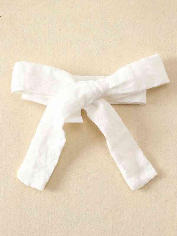 Baby Bow Front Top & Flare Leg Pants With Headband SHE