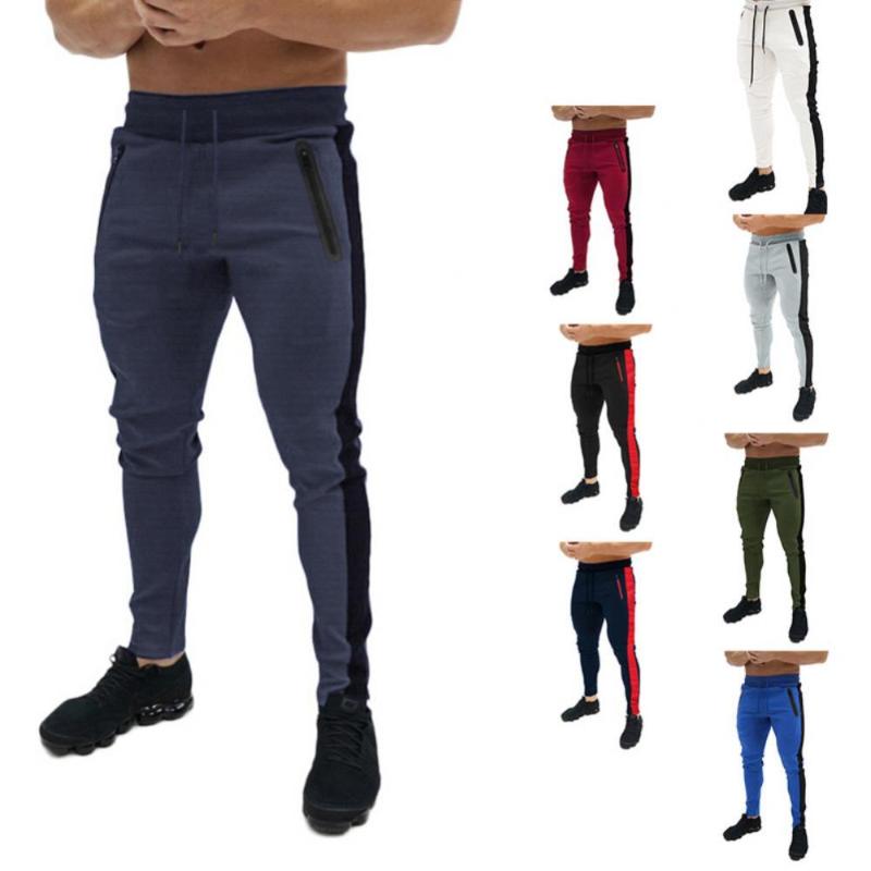 Men's Pants Sports Running Joggers Autumn Color Block Drawstring Pockets Skinny Jogging Pencil, Black
Men's Pants Sports Running Joggers Autumn Color Block Drawstring Pockets Skinny Jogging Pencil, Black