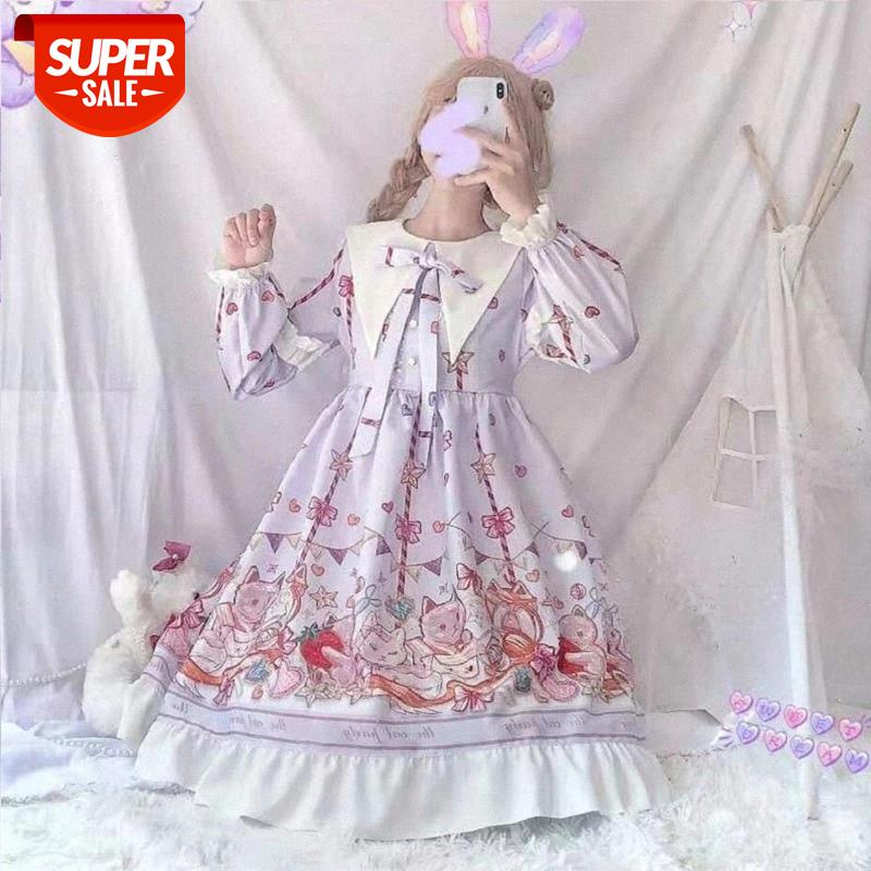 NiceMix kawaii Lolita dress women spring and summer Japanese soft sister cat party sweet and fresh long-sleeved skirt female #8g1I, Black;gray
NiceMix kawaii Lolita dress women spring and summer Japanese soft sister cat party sweet and fresh long-sleeved skirt female #8g1I, Black;gray