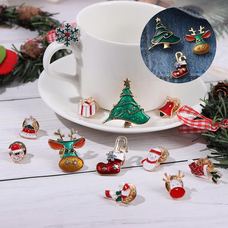 3pcs/set Merry Christmas Brooches Set Christmas Tree Socks Elk Enamel Badge Women Fashion Festival Party New Year Jewelry Gifts
3pcs/set Merry Christmas Brooches Set Christmas Tree Socks Elk Enamel Badge Women Fashion Festival Party New Year Jewelry Gifts