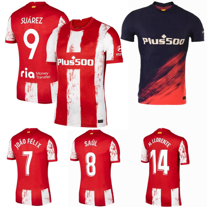 2021 2022 Madrid Soccer Jerseys KOKE Atletico JOAO FELIX M.LLORENTE VITOLO SUAREZ SAUL home away 3rd 21 22 football men and kids shirt 4XL, Home 21/22+patch
2021 2022 Madrid Soccer Jerseys KOKE Atletico JOAO FELIX M.LLORENTE VITOLO SUAREZ SAUL home away 3rd 21 22 football men and kids shirt 4XL, Home 21/22+patch