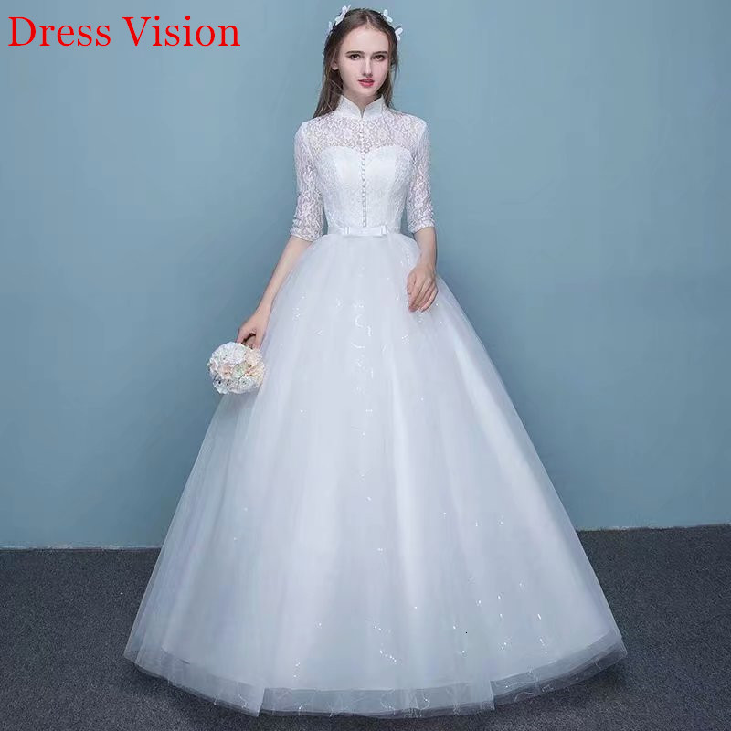 2021 Vestido Noiva Wedding Vintage Lace High Collar Soiree Bride to Be Lace-up Robe De Marie Bbix, Same as image
2021 Vestido Noiva Wedding Vintage Lace High Collar Soiree Bride to Be Lace-up Robe De Marie Bbix, Same as image