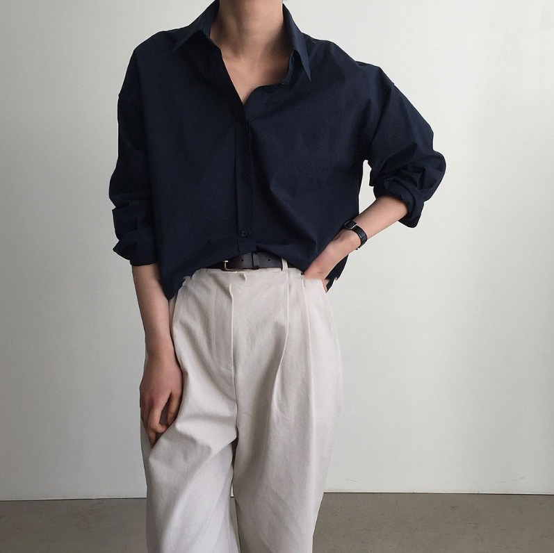 Office Ladies cotton White Shirts Blouses Women Spring Single-breasted Long Sleeve Shirts Female Tops Blousas 210225