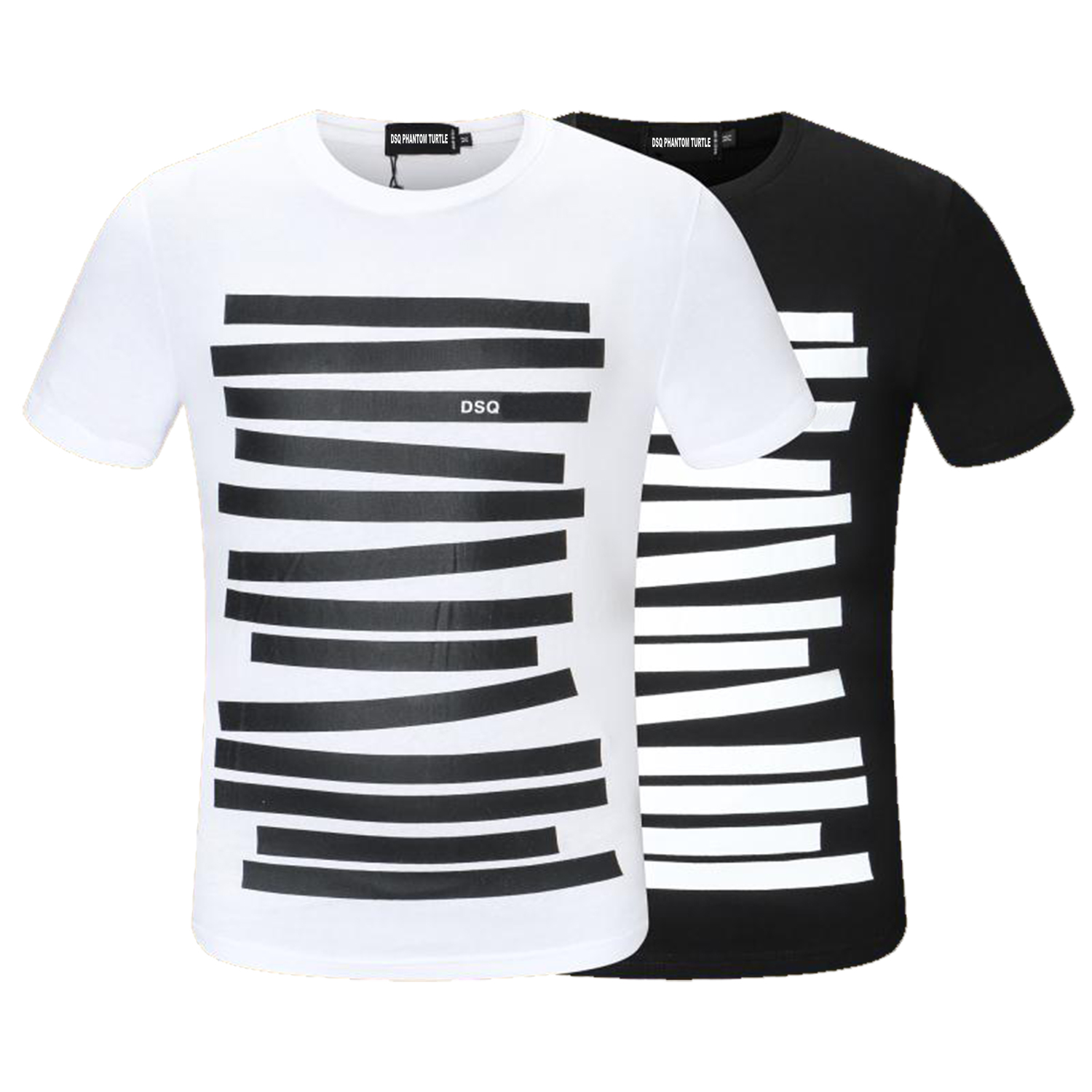 DSQ Mens Designer T Shirts Black White Men Summer Fashion Casual Street T-shirt Tops Short Sleeve Euro Size M-XXXL 6829