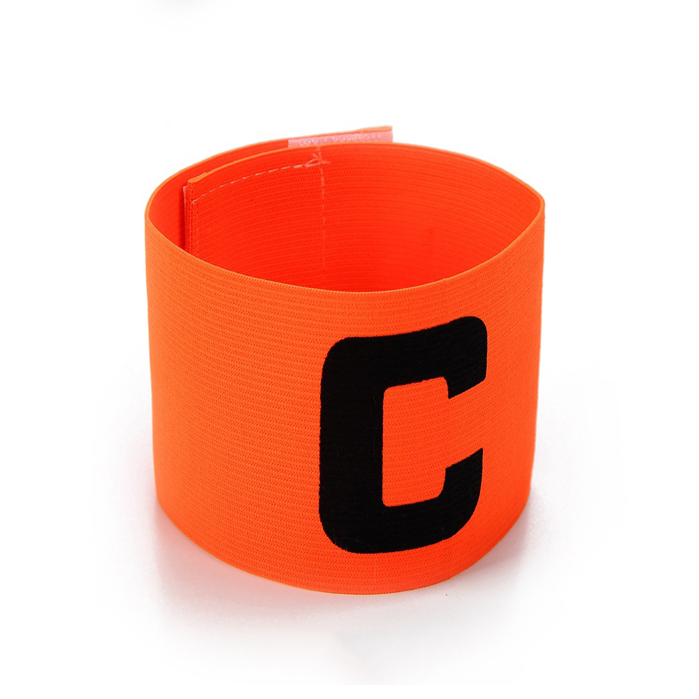 Football Soccer Captain Armband Elastic Fabric Player Bands for Adult Youth Training Rugby Futbol Practice Camp School Team Sports Athletic