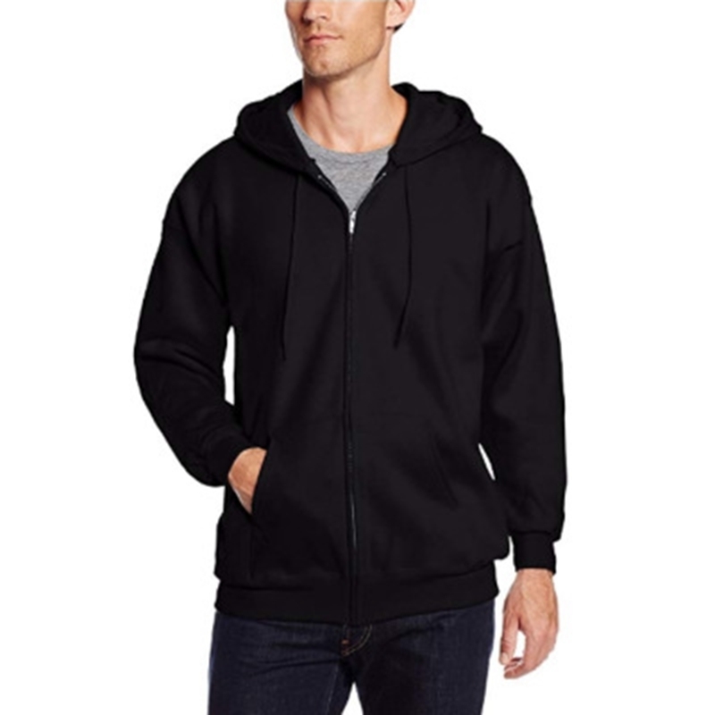 Couples Hoodies Men Male Casual Solid Black Hoodies Sweatshirt Male Hip Hop Streetwear Top Mens Oversized Zip Up Hoodie Women 201126