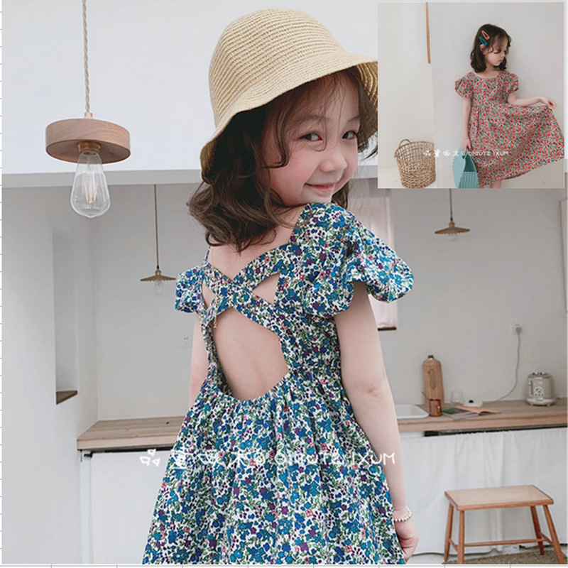 SK INS Korean Newest Kids Girls Dresses Summer Cotton Backless Straps Floral Dress INS Korean Girls Children Dresses, Red;yellow
SK INS Korean Newest Kids Girls Dresses Summer Cotton Backless Straps Floral Dress INS Korean Girls Children Dresses, Red;yellow