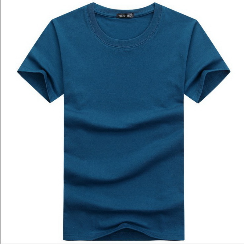 Hot Sale 6pcs/lot High Quality Men's T-Shirts Solid Casual Cotton Tops Tee Shirt Fashion Short Sleeve T-shirt Summer Clothing 210225