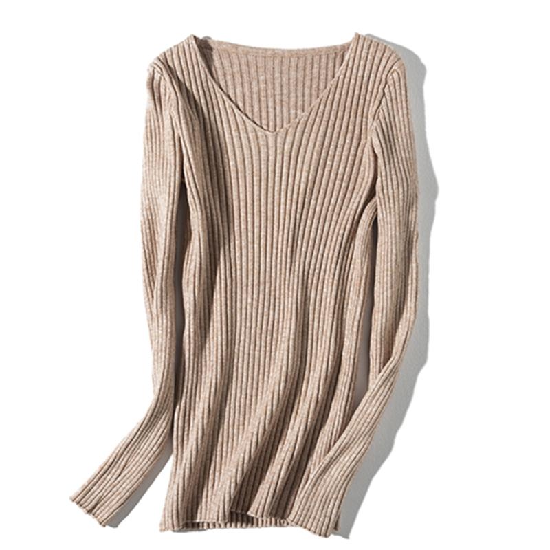 Women's Sweaters 2022 Basic V-neck Solid Autumn Winter Sweater Soft Pullover Women Female Knitted Slim Long Sleeve Badycon Tops, Black
Women's Sweaters 2022 Basic V-neck Solid Autumn Winter Sweater Soft Pullover Women Female Knitted Slim Long Sleeve Badycon Tops, Black