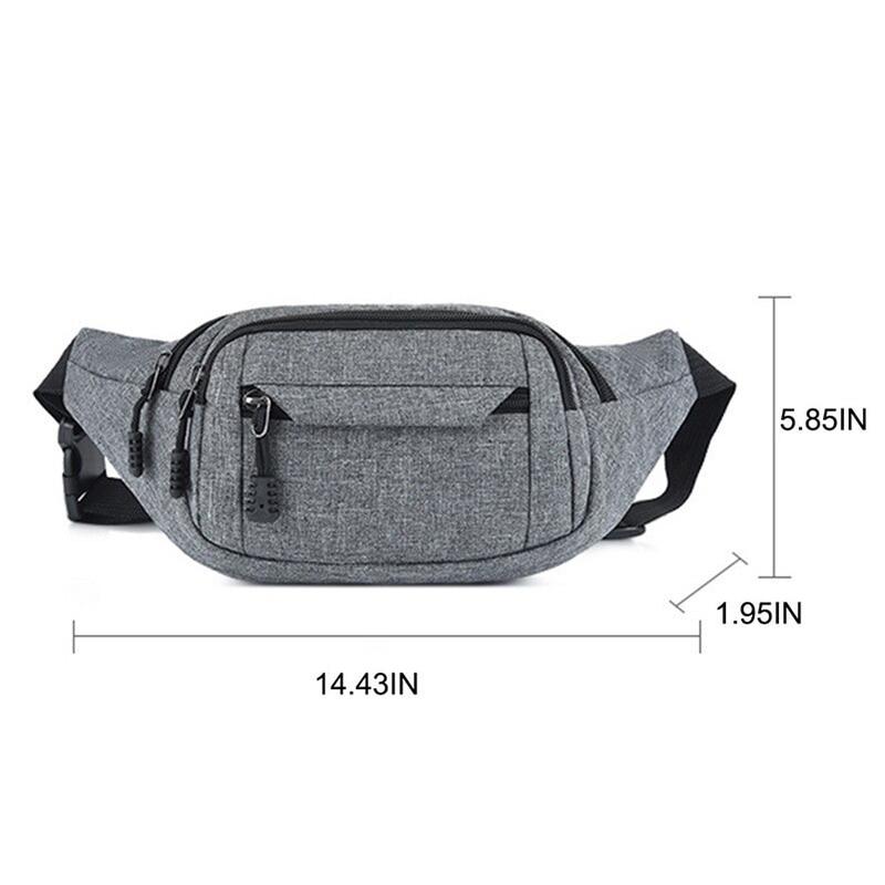 Waist Bags Women Bag Men's And Women's Oxford Packs Simple Casual Fashion Ladies Fanny Pack Designer Mobile Phone