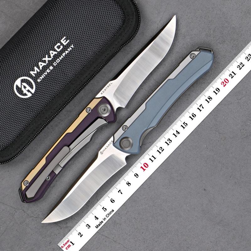 MAXACE Kestrel Folding Knife M390 Blade Titanium Alloy G10 Handle Camping Hunting Outdoor Fishing Survival kitchen EDC Tools
MAXACE Kestrel Folding Knife M390 Blade Titanium Alloy G10 Handle Camping Hunting Outdoor Fishing Survival kitchen EDC Tools