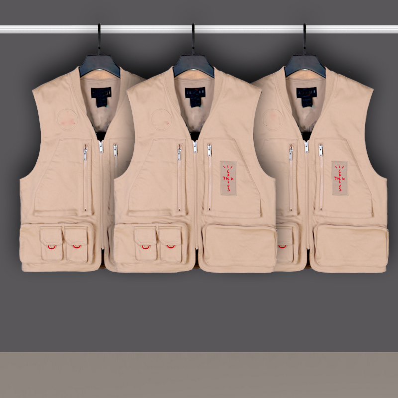 High Quality Travis Scott Joint Name Aj6 Embroidered Outdoor Tactical Vest Multi Pocket Vest Coat Ins, Khaki
High Quality Travis Scott Joint Name Aj6 Embroidered Outdoor Tactical Vest Multi Pocket Vest Coat Ins, Khaki
