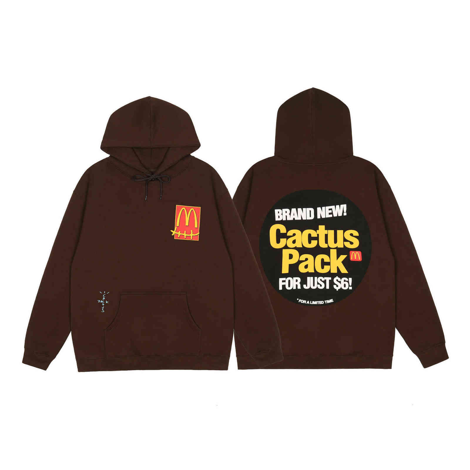 Correct version of Travis Scott co branded McDonald's 3D printing Hoodie sweater cactus pack FWW5 FWW5, Black
Correct version of Travis Scott co branded McDonald's 3D printing Hoodie sweater cactus pack FWW5 FWW5, Black