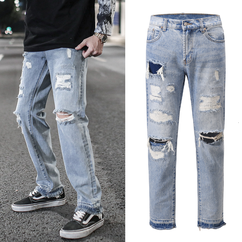 2021 New Joelho Buraco Desgastado Jeans Casuais Para Homem Streetwear Reta Oversize Lavado Retro Denim Calas Hip Hop Roupas Masculinas 7b58, Blue
2021 New Joelho Buraco Desgastado Jeans Casuais Para Homem Streetwear Reta Oversize Lavado Retro Denim Calas Hip Hop Roupas Masculinas 7b58, Blue