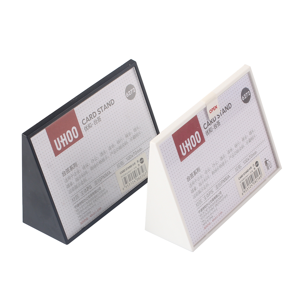 menu Presentation Slanted Sign Holder Portrait Acrylic Sign Display Holder Price Name Card Label Stand