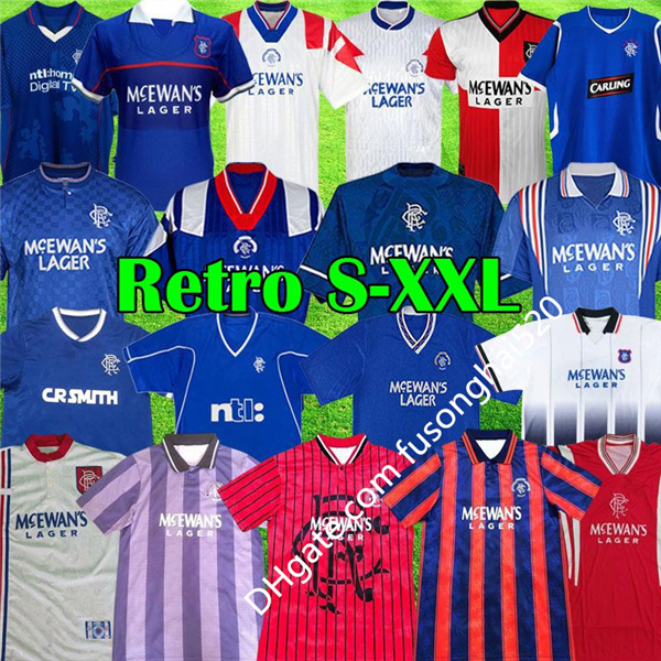 Retro 87 90 1992 1994 1995 1996 97 99 2000 2002 Glasgow Rangers soccer jerseys 92 94 Vintage kits GASCOIGNE MCCOIST Classic football shirts, Black;yellow
Retro 87 90 1992 1994 1995 1996 97 99 2000 2002 Glasgow Rangers soccer jerseys 92 94 Vintage kits GASCOIGNE MCCOIST Classic football shirts, Black;yellow