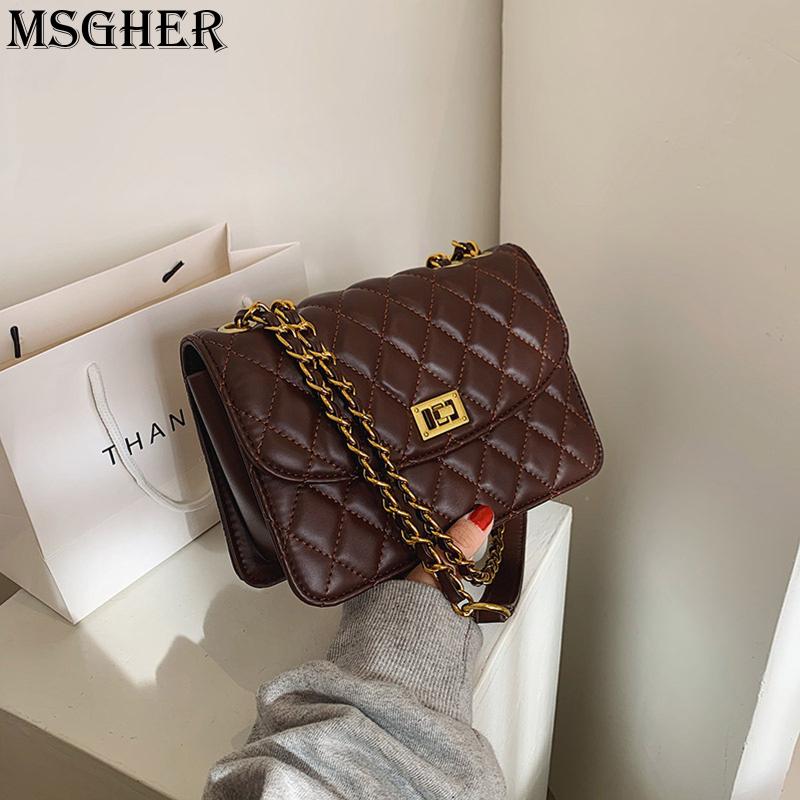 Shoulder Bags Rhomboid Chain Bag Female Fashion Small Square Elegant Temperament Delicate Ladies Texture Classic Retro PU Leather, Black
Shoulder Bags Rhomboid Chain Bag Female Fashion Small Square Elegant Temperament Delicate Ladies Texture Classic Retro PU Leather, Black