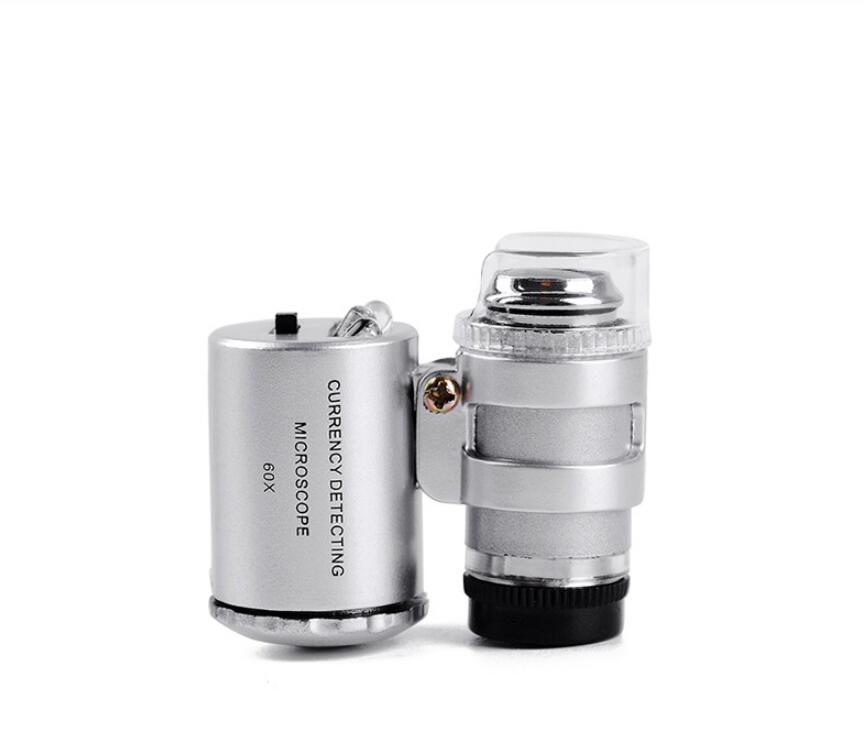 100pcs 2 in 1 60X Mini Pocket Jewelry Jeweler Magnifier Measuring UV Money Currency Detector Microscope Loupe Magnifying Glass Antiques Cloth With LED Light
100pcs 2 in 1 60X Mini Pocket Jewelry Jeweler Magnifier Measuring UV Money Currency Detector Microscope Loupe Magnifying Glass Antiques Cloth With LED Light