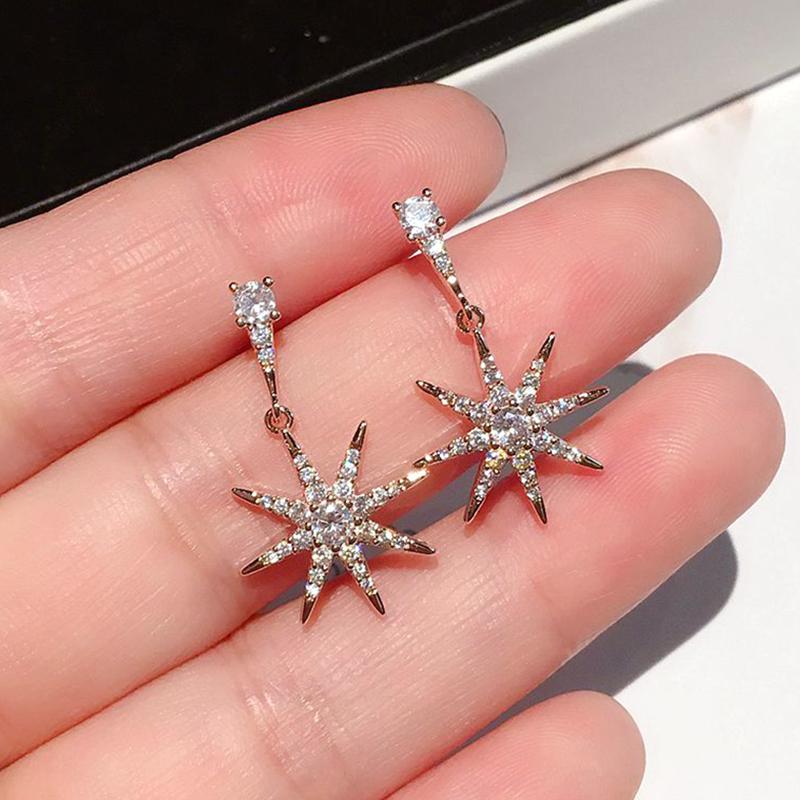 Dangle & Chandelier Vintage Elegant Crystal Flowers Earrings For Women S925 Needle High Quality Zircon Jewelry Party Wedding Gift
Dangle & Chandelier Vintage Elegant Crystal Flowers Earrings For Women S925 Needle High Quality Zircon Jewelry Party Wedding Gift