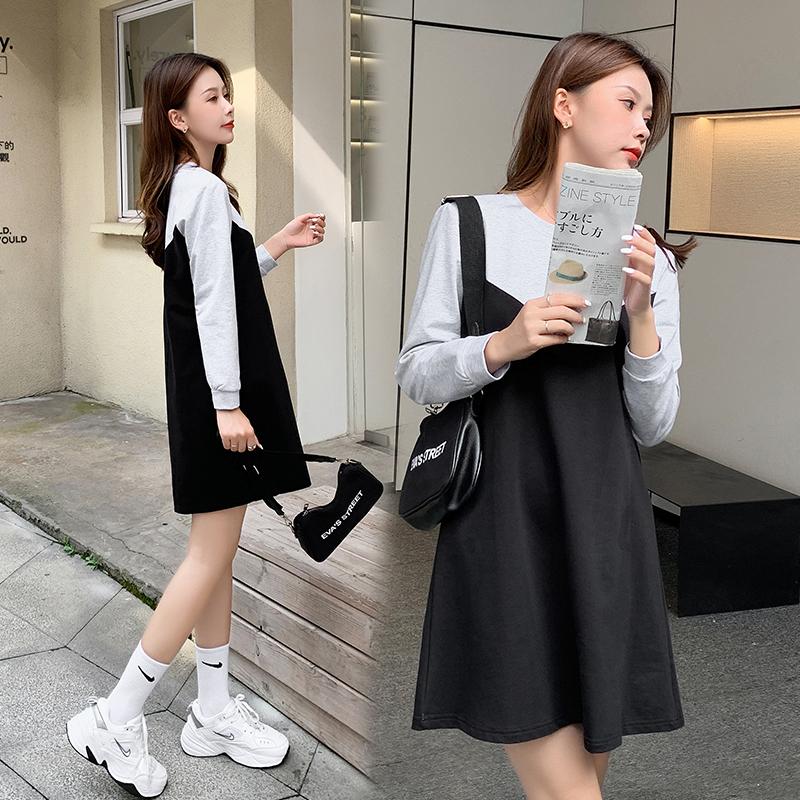 Maternity Dresses 5962# Dress Long Sleeves False Two-piece Midi Plus Size Pregnancy Pregnant Woman Mom, Black
Maternity Dresses 5962# Dress Long Sleeves False Two-piece Midi Plus Size Pregnancy Pregnant Woman Mom, Black