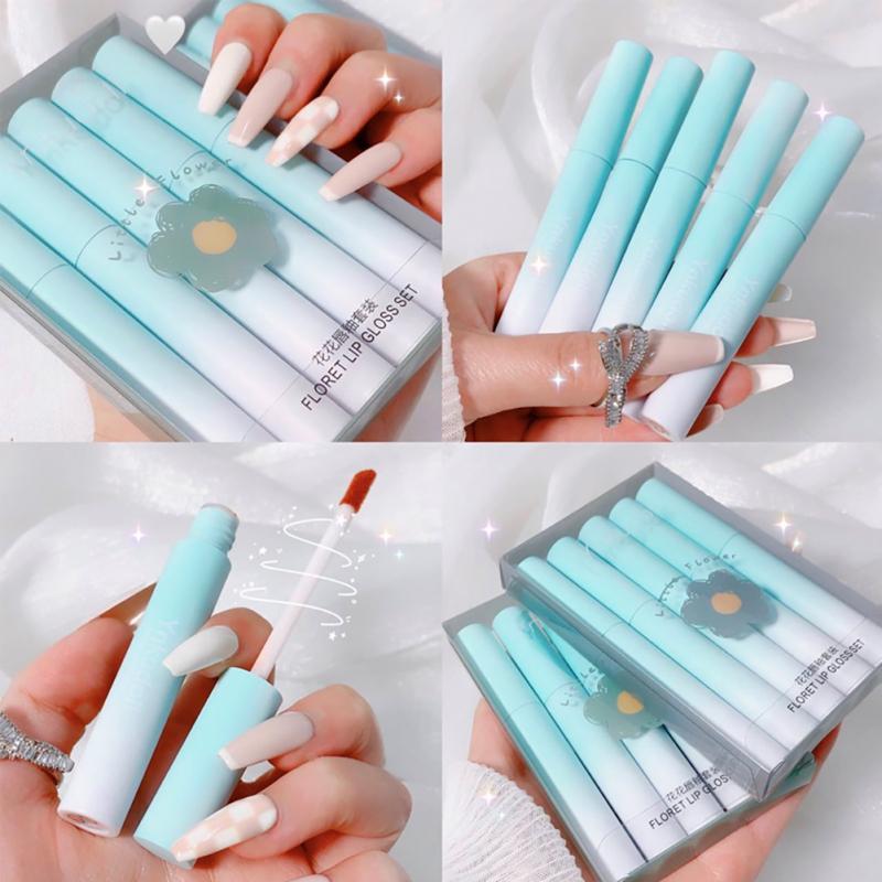 Lip Gloss 5 Pcs/Set Velvet Matte Set Waterproof Long Lasting Tint Liquid Lipstick Cosmetics Female Beauty Makeup TSLM1
Lip Gloss 5 Pcs/Set Velvet Matte Set Waterproof Long Lasting Tint Liquid Lipstick Cosmetics Female Beauty Makeup TSLM1