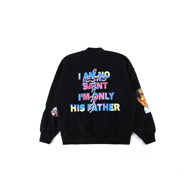 2021 New Fw Jesus Is King Kanye West Cross Printed Sweatshirts Men Women Winter Fleeces Crewneck Hoodie I7um
2021 New Fw Jesus Is King Kanye West Cross Printed Sweatshirts Men Women Winter Fleeces Crewneck Hoodie I7um