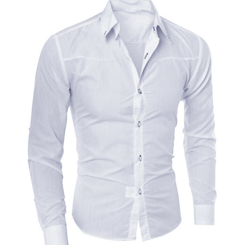 2020 New Fashion Mens Long Sleeve Shirt Males Plaid Solid Color Button Tops Slim Fit Business Casual Soft Breathable Shirts, Black;white
2020 New Fashion Mens Long Sleeve Shirt Males Plaid Solid Color Button Tops Slim Fit Business Casual Soft Breathable Shirts, Black;white
