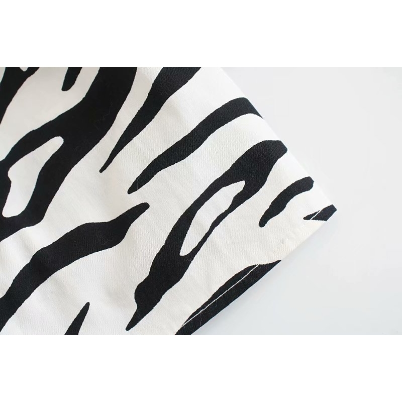 fashion women short shirts summer lopard o neck laides blouses causal bow belt blouse sexy girls shirt chic 210527