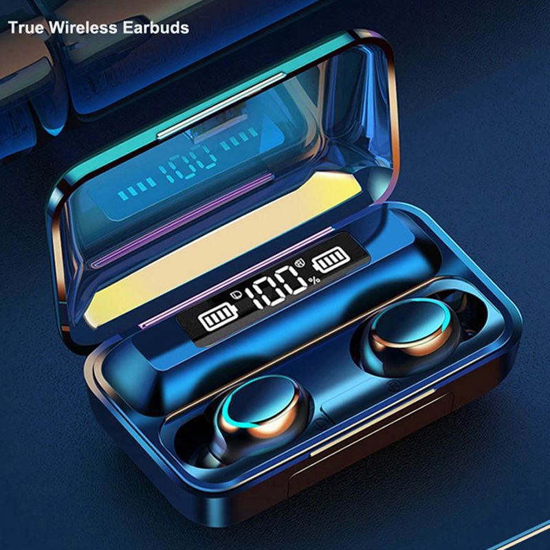 F9 Wireless Headphone Bluetooth Earphones Waterproof Earpieces Sport Earbuds For Huawei Iphone Xiaomi TWS Music Headset F9-5C, Black
F9 Wireless Headphone Bluetooth Earphones Waterproof Earpieces Sport Earbuds For Huawei Iphone Xiaomi TWS Music Headset F9-5C, Black