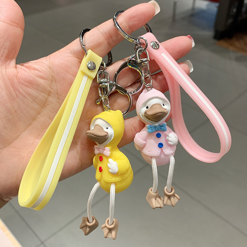 Animal Pendant Keychains Key Rings Bear Bird Women Car Keys Holder Bag Charms Jewelry Trinkets Cartoon Frog Duck Mens Keyring Chains Gifts Love Fashio
