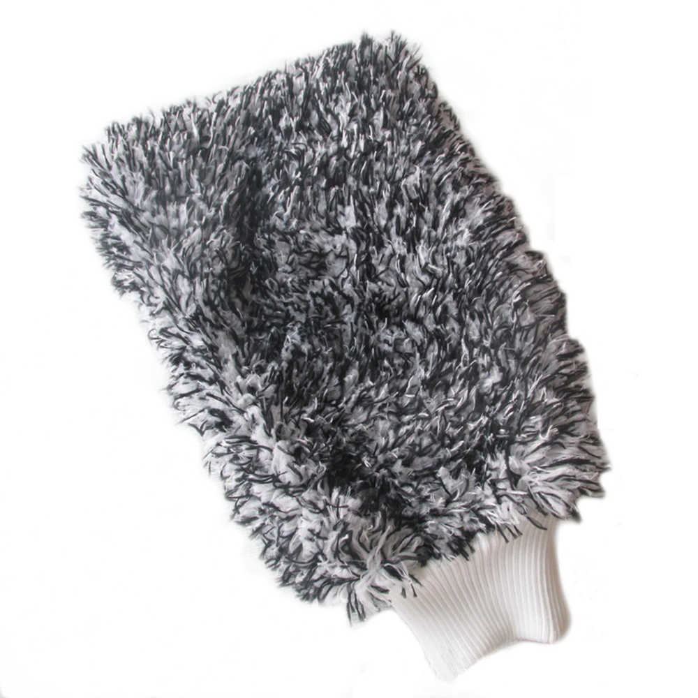 Soft Absorbancy Glove High Density Car Cleaning Ultra Soft Easy To Dry Auto Detailing Microfiber Madness Wash Mitt Cloth Detail