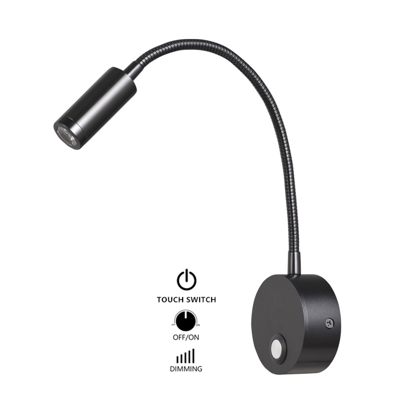 Tokili Flexible Arm Wall Light LED Lamp 3W Hardwired Touch Dimmer Reading Lights Surface Mount Adjustable Gooseneck Narrow Beam Inbuilt Driver
Tokili Flexible Arm Wall Light LED Lamp 3W Hardwired Touch Dimmer Reading Lights Surface Mount Adjustable Gooseneck Narrow Beam Inbuilt Driver