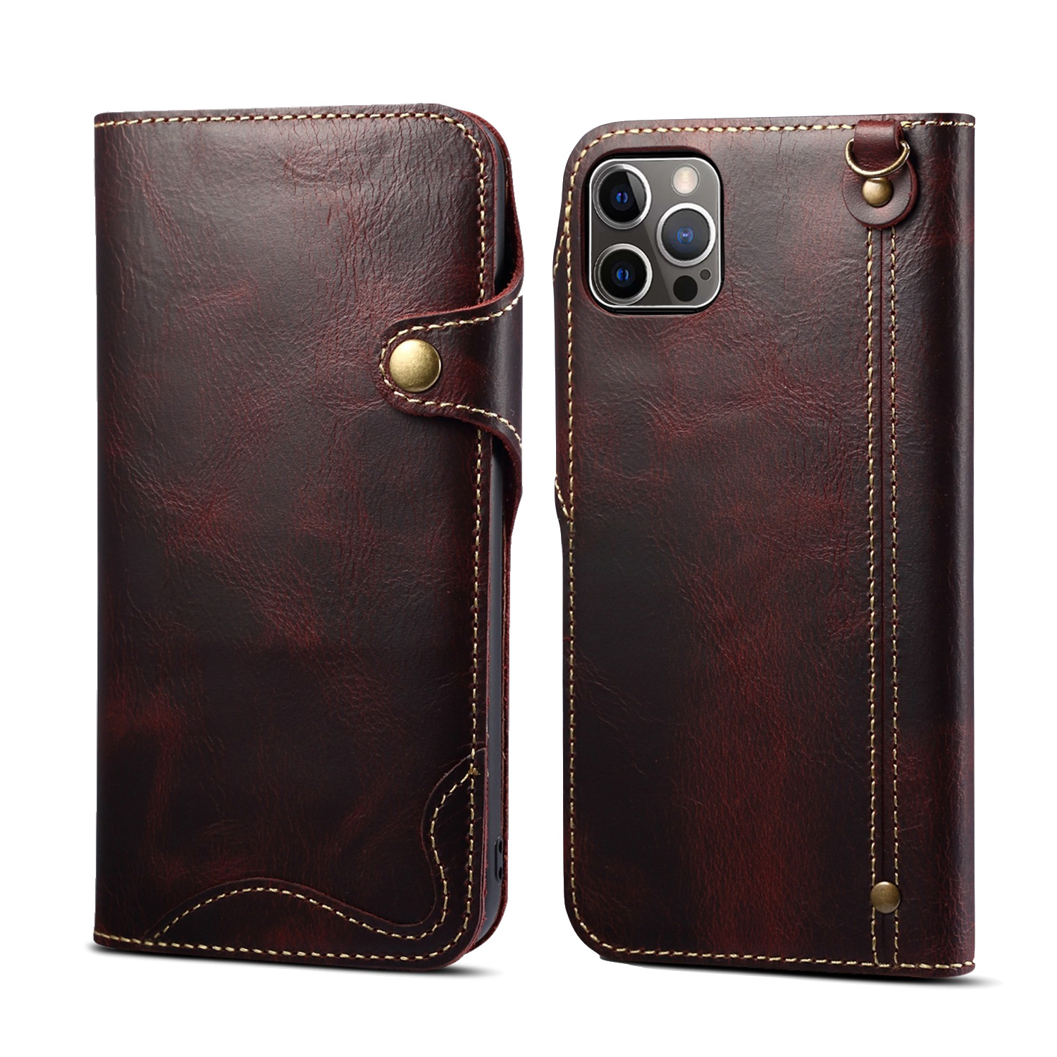 Luxury Genuine Leather Wallet Cell Phone Cases with Card Holder for iPhone 11 12 13 Pro Max Samsung S20 Note 10 Vintage Cowhide Wax Cellphone Cover, Black
Luxury Genuine Leather Wallet Cell Phone Cases with Card Holder for iPhone 11 12 13 Pro Max Samsung S20 Note 10 Vintage Cowhide Wax Cellphone Cover, Black