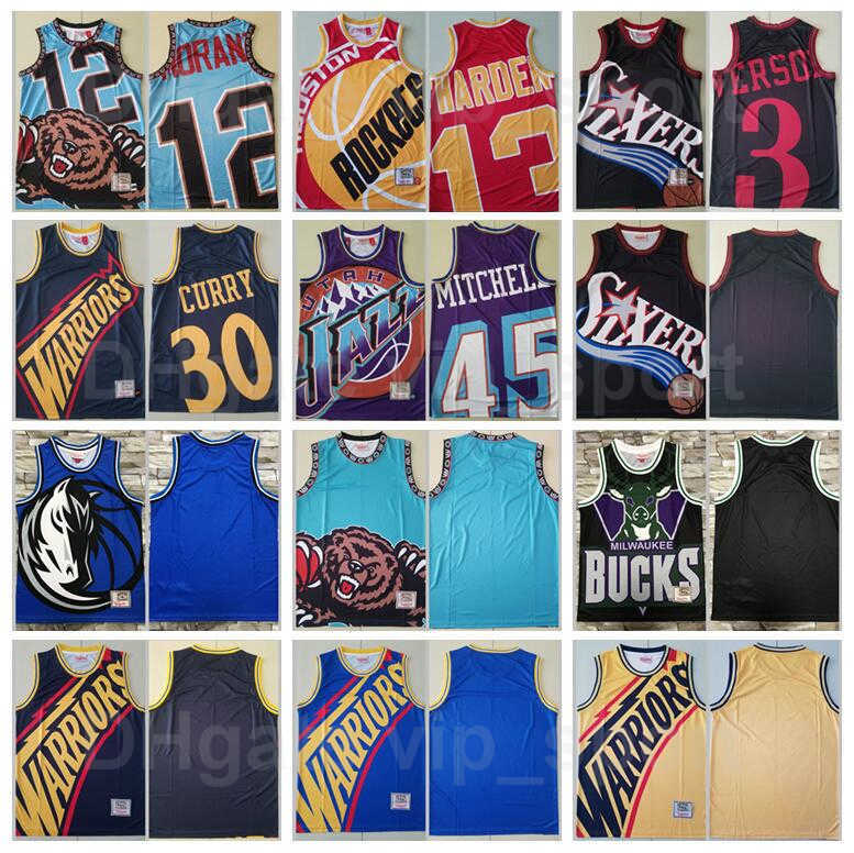 Basketball Mitchell and Ness Stephen Curry Jersey 30 James Harden 13 Donovan 45 Ja Morant 12 Allen Iverson 3 Vintage Big Team Name, 45 purple
Basketball Mitchell and Ness Stephen Curry Jersey 30 James Harden 13 Donovan 45 Ja Morant 12 Allen Iverson 3 Vintage Big Team Name, 45 purple