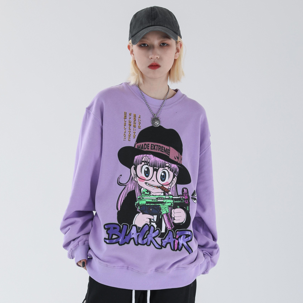 2021 New Sweet Japan Sweashirt Women Punk Two-dimensional Anime Long-sleeved Sweatshirt Female Loose Lazy Cartoon Top Student Tnek, Lavender 
2021 New Sweet Japan Sweashirt Women Punk Two-dimensional Anime Long-sleeved Sweatshirt Female Loose Lazy Cartoon Top Student Tnek, Lavender