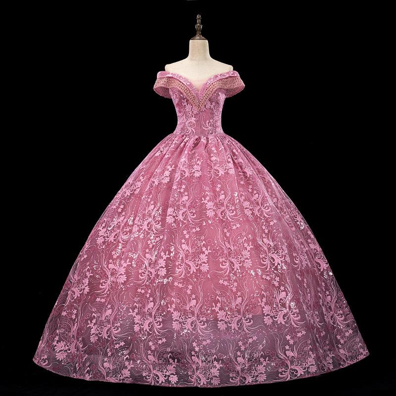 Ethnic Clothing Embroidery Floral Sexy Mesh Qipao Female Pearl Bling Sequins Cheongsams Pink Evening Party Ball Gown Dresses Bandage Vestido
Ethnic Clothing Embroidery Floral Sexy Mesh Qipao Female Pearl Bling Sequins Cheongsams Pink Evening Party Ball Gown Dresses Bandage Vestido