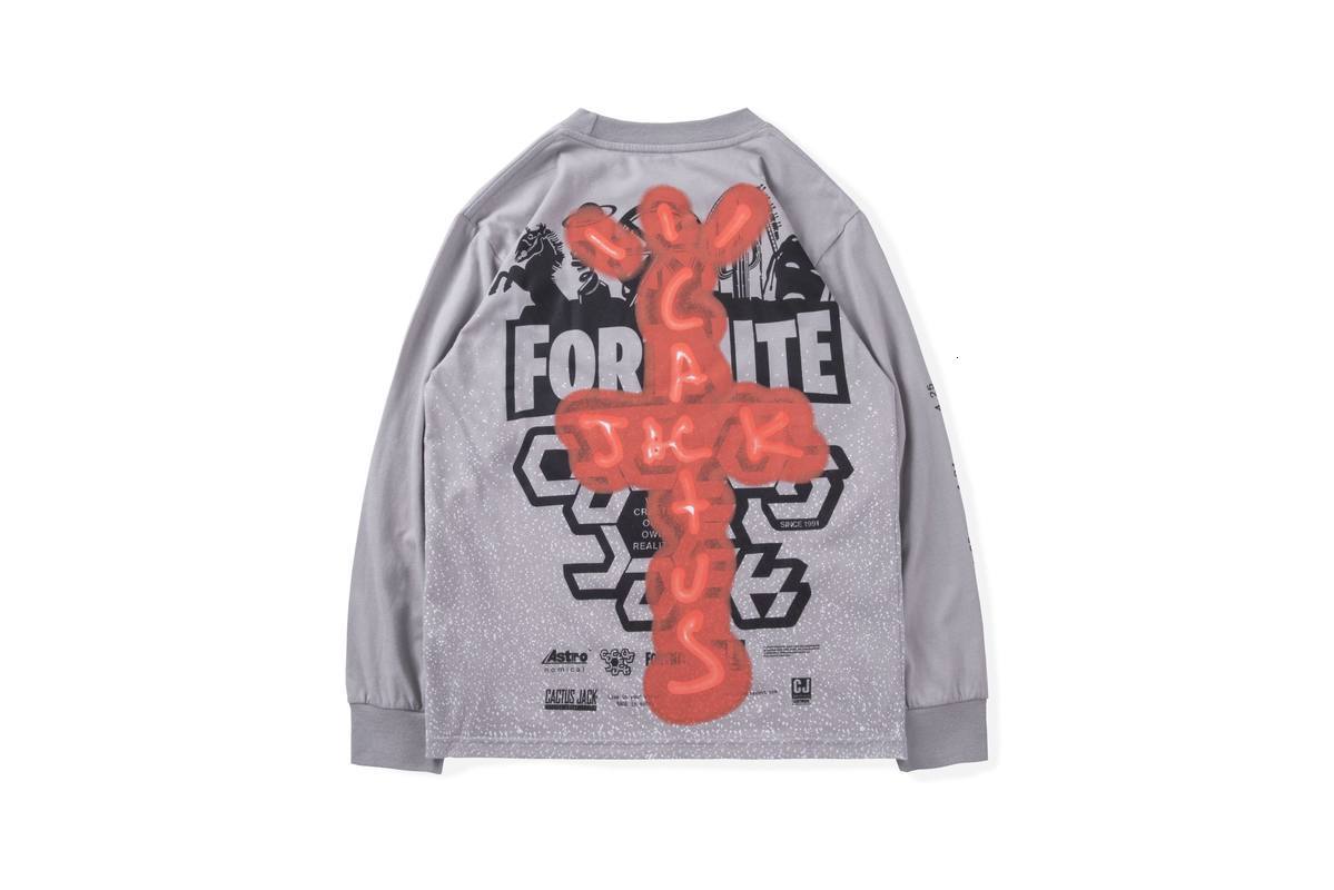 2021 New Travis Scott Cactus Jack High Street Casual Fashion Top Tee Long Sleeve Streetwear Hip Hop Astroworld T-shirt E4ms, Black1
2021 New Travis Scott Cactus Jack High Street Casual Fashion Top Tee Long Sleeve Streetwear Hip Hop Astroworld T-shirt E4ms, Black1