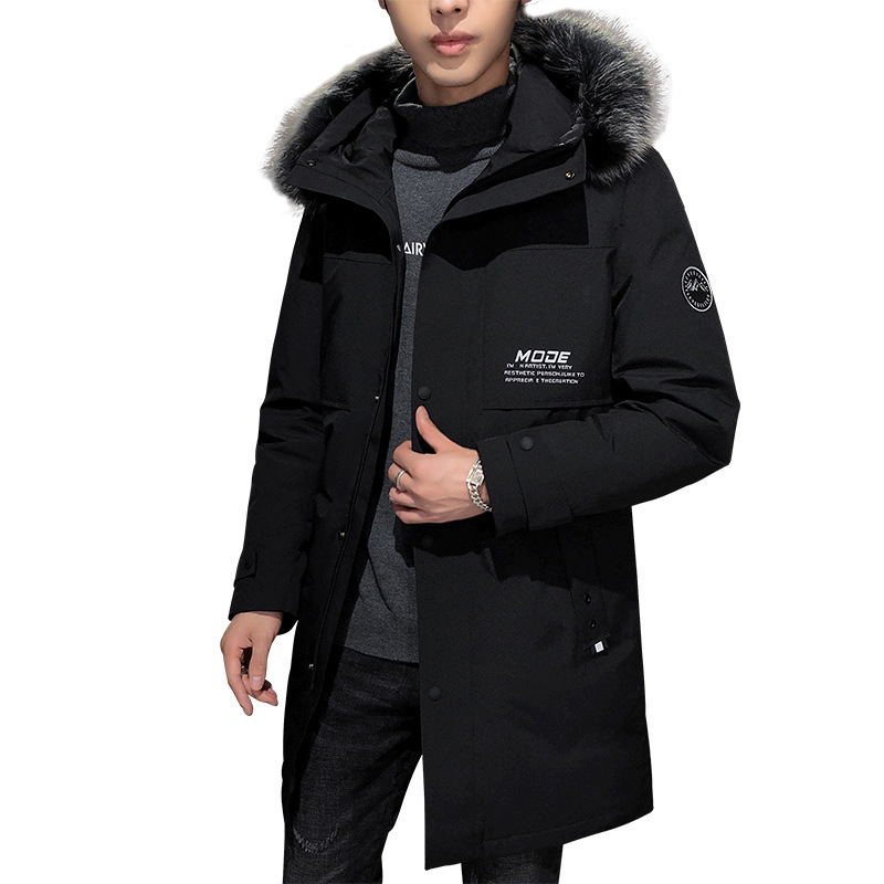 men's down jacket winter new trend handsome fashion youth thickened men's coat 201225