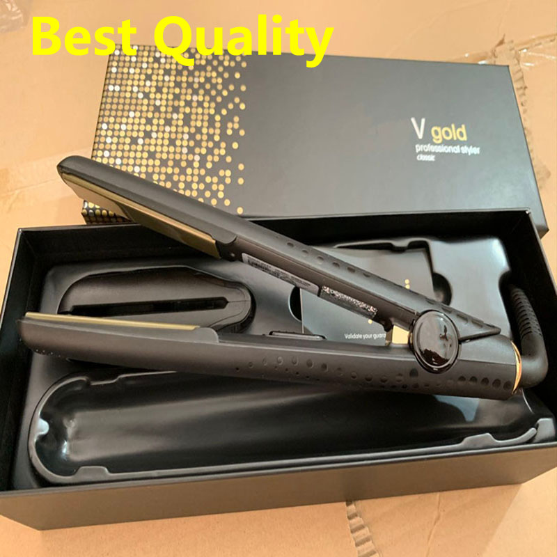 Hair Straighteners V Gold Max Hair Straightener Classic Professional styler Fast Hair Straighteners Iron HairStyling tool Best Quality
Hair Straighteners V Gold Max Hair Straightener Classic Professional styler Fast Hair Straighteners Iron HairStyling tool Best Quality