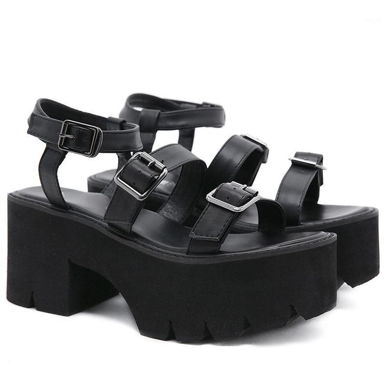 Vintage Platform Heels Chunky Block High Heel Sandals Women Black Punk Belt Buckle Gothic Shoes For Student Uniform Japan Dress
Vintage Platform Heels Chunky Block High Heel Sandals Women Black Punk Belt Buckle Gothic Shoes For Student Uniform Japan Dress