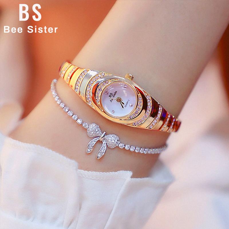 Wristwatches Quartz Watches Women Business Analog Watch Luxury Full Steel Crystal Diamond Ladies Small, Gold
Wristwatches Quartz Watches Women Business Analog Watch Luxury Full Steel Crystal Diamond Ladies Small, Gold